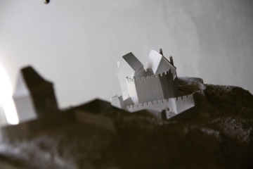 Model jednoho z hradů Blanenska