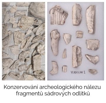 práce na uchování nalezených předmětů