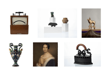 Historické předměty vystavené on-line